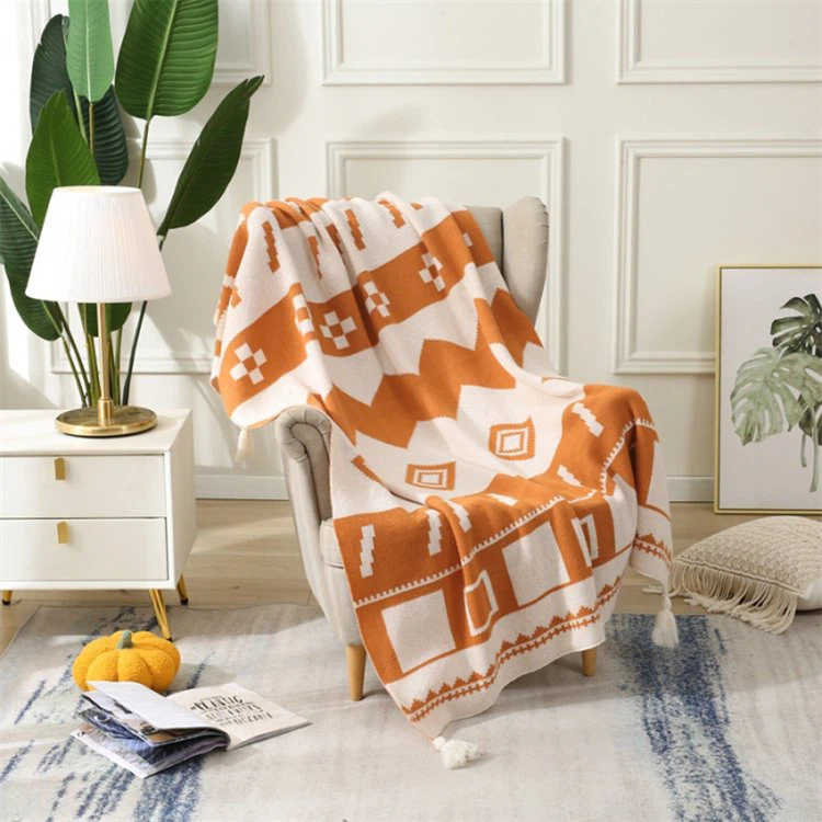 Medvilninė megzta antklodė